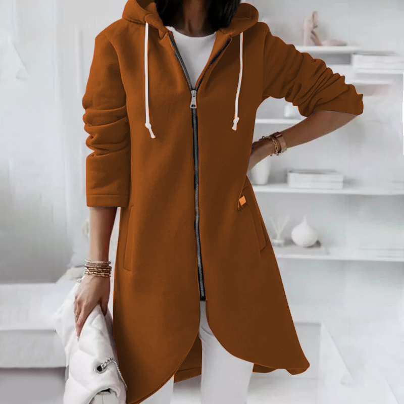 Damesjack met capuchon & rits – Warm & Casual
