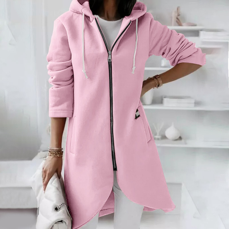 Damesjack met capuchon & rits – Warm & Casual
