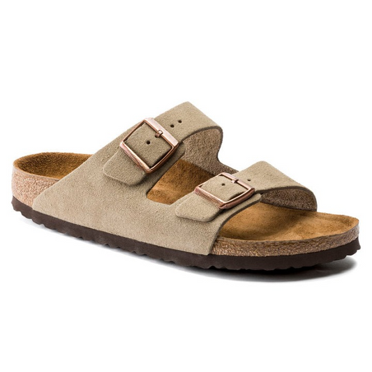 Eroni | Unisex Suède Comfortsandalen met Extra Ondersteuning