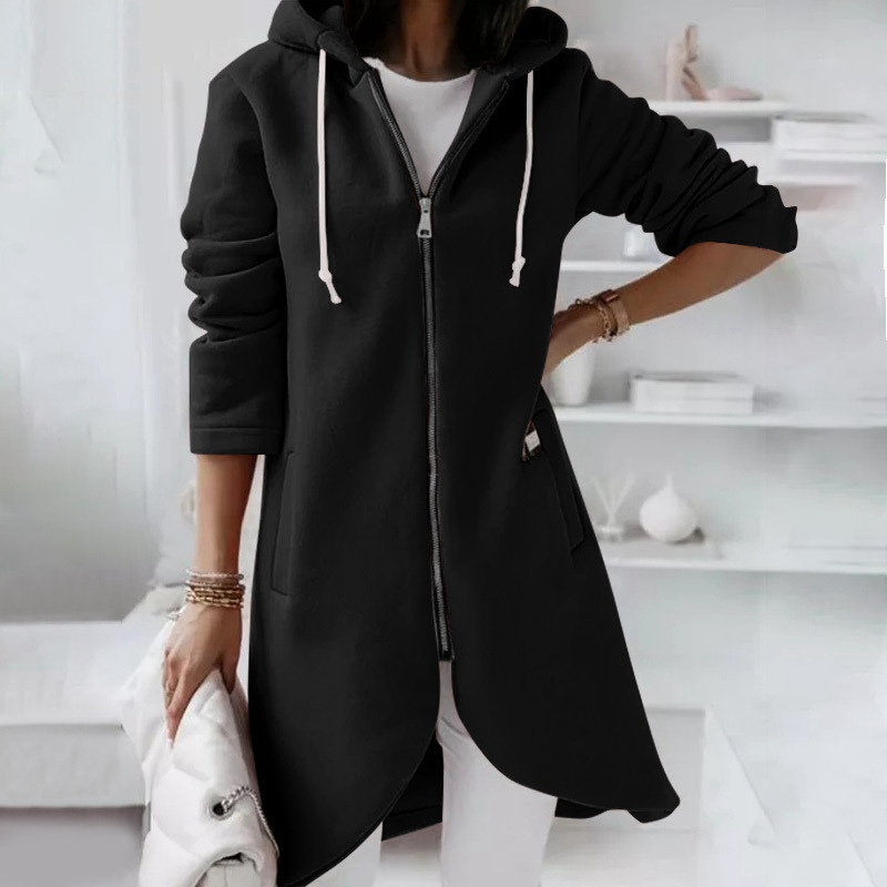 Damesjack met capuchon & rits – Warm & Casual