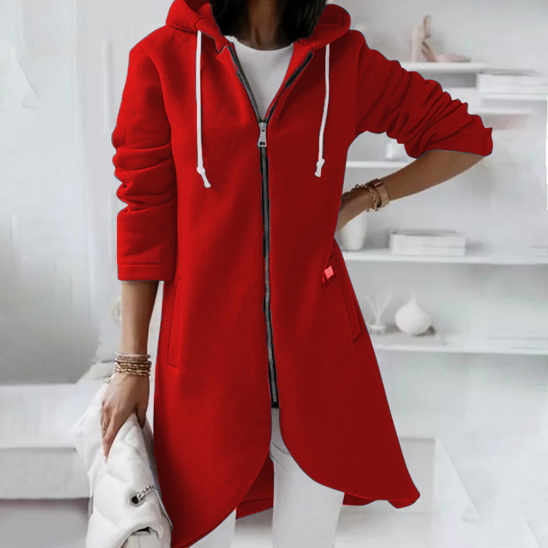 Damesjack met capuchon & rits – Warm & Casual
