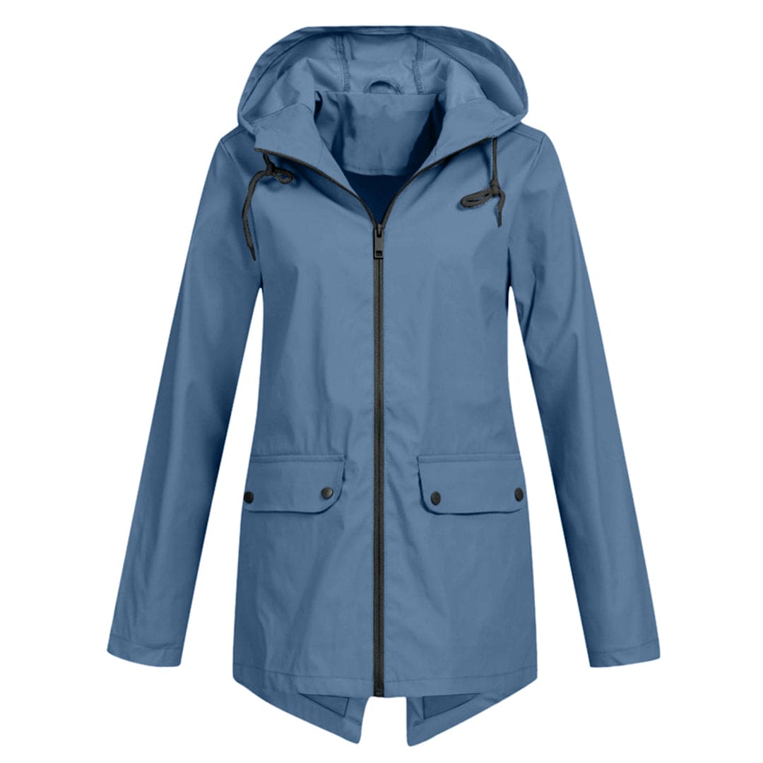 Dames Regenjack met Capuchon – Waterdicht & Modern
