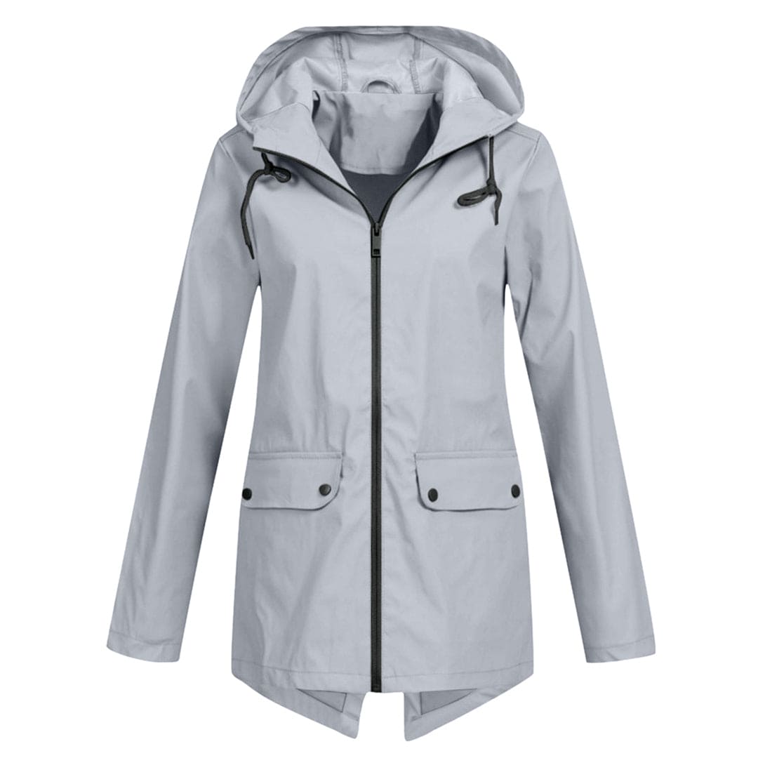 Dames Regenjack met Capuchon – Waterdicht & Modern