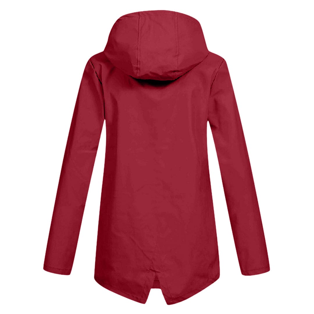 Dames Regenjack met Capuchon – Waterdicht & Modern