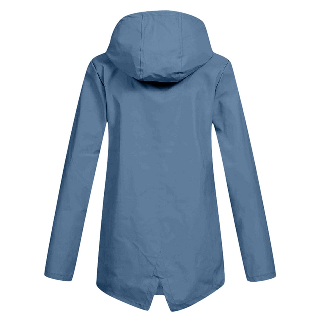 Dames Regenjack met Capuchon – Waterdicht & Modern