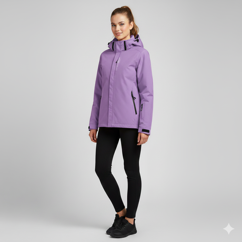 Elegante Dames Regenjas met Capuchon – Stijlvol & Weerbestendig