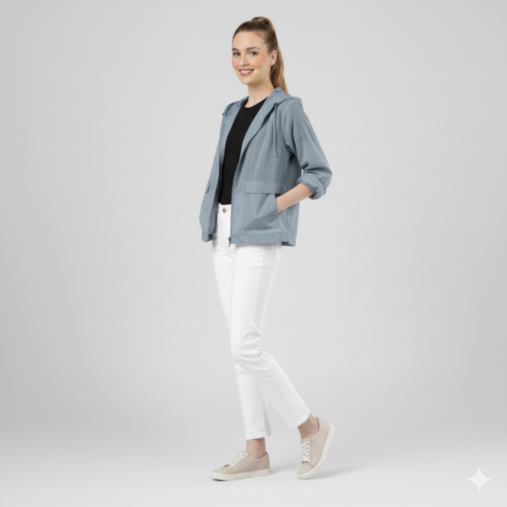 Dames Winddichte Regenjacke | Met Capuchon