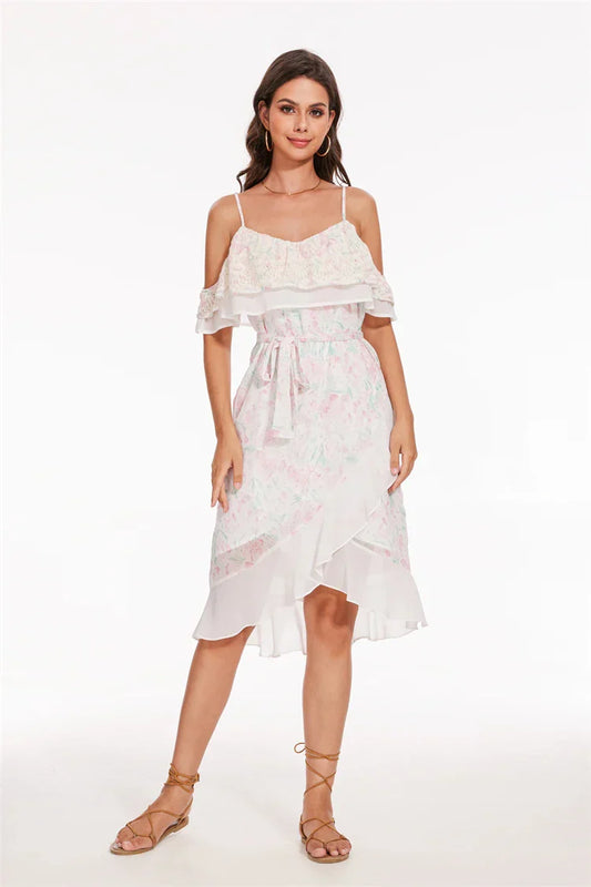 ALINÉA | Stijlvol chic jurkje met print en ruches