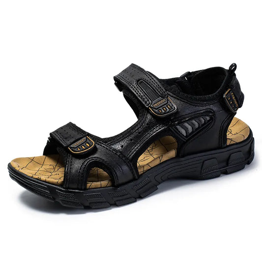 Solvar | Comfortsandalen met Dubbele Gesp en Ergonomisch Voetbed