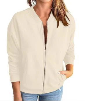 Dames overgangsjack met rits – Elegant & Modern