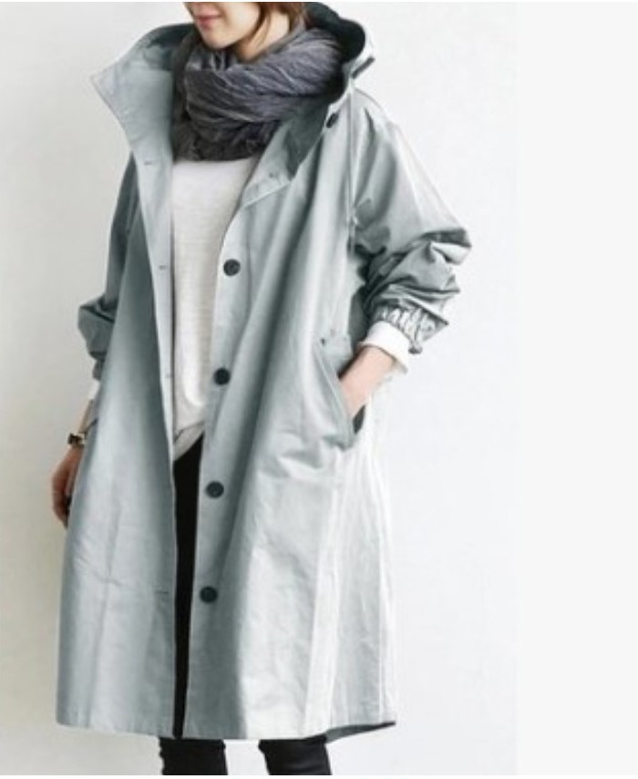 Dames Regenjacke | Met Knopsluiting Voor