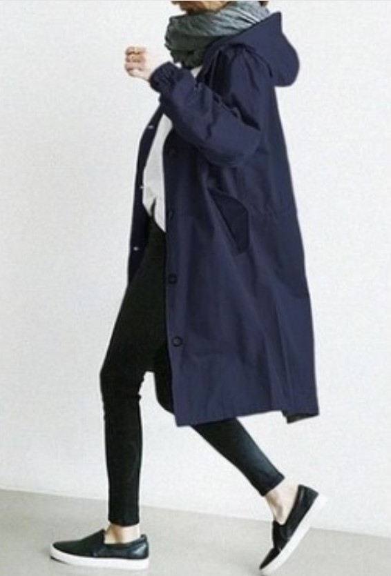 Dames Regenjacke | Met Knopsluiting Voor