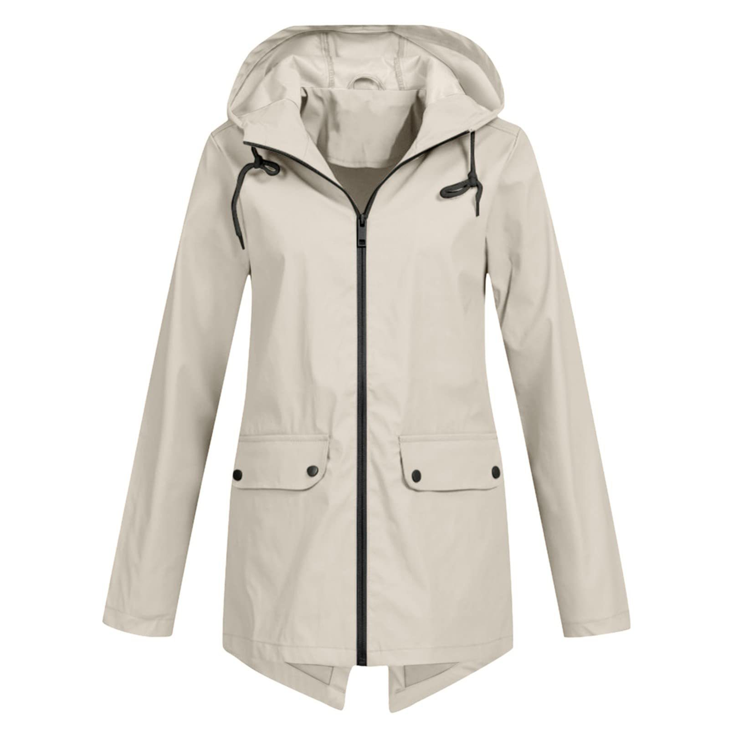 Dames Regenjack met Capuchon – Waterdicht & Modern