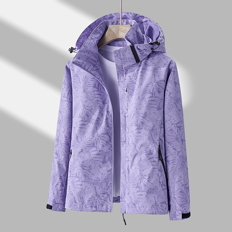Dames-hooded jacket met rits – Waterdicht & Modern