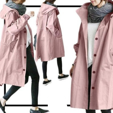 Dames Regenjacke | Met Knopsluiting Voor