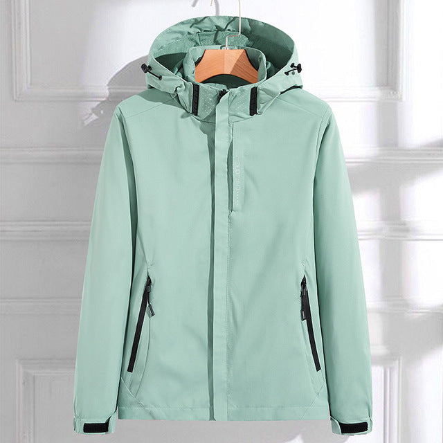 Elegante Dames Regenjas met Capuchon – Stijlvol & Weerbestendig