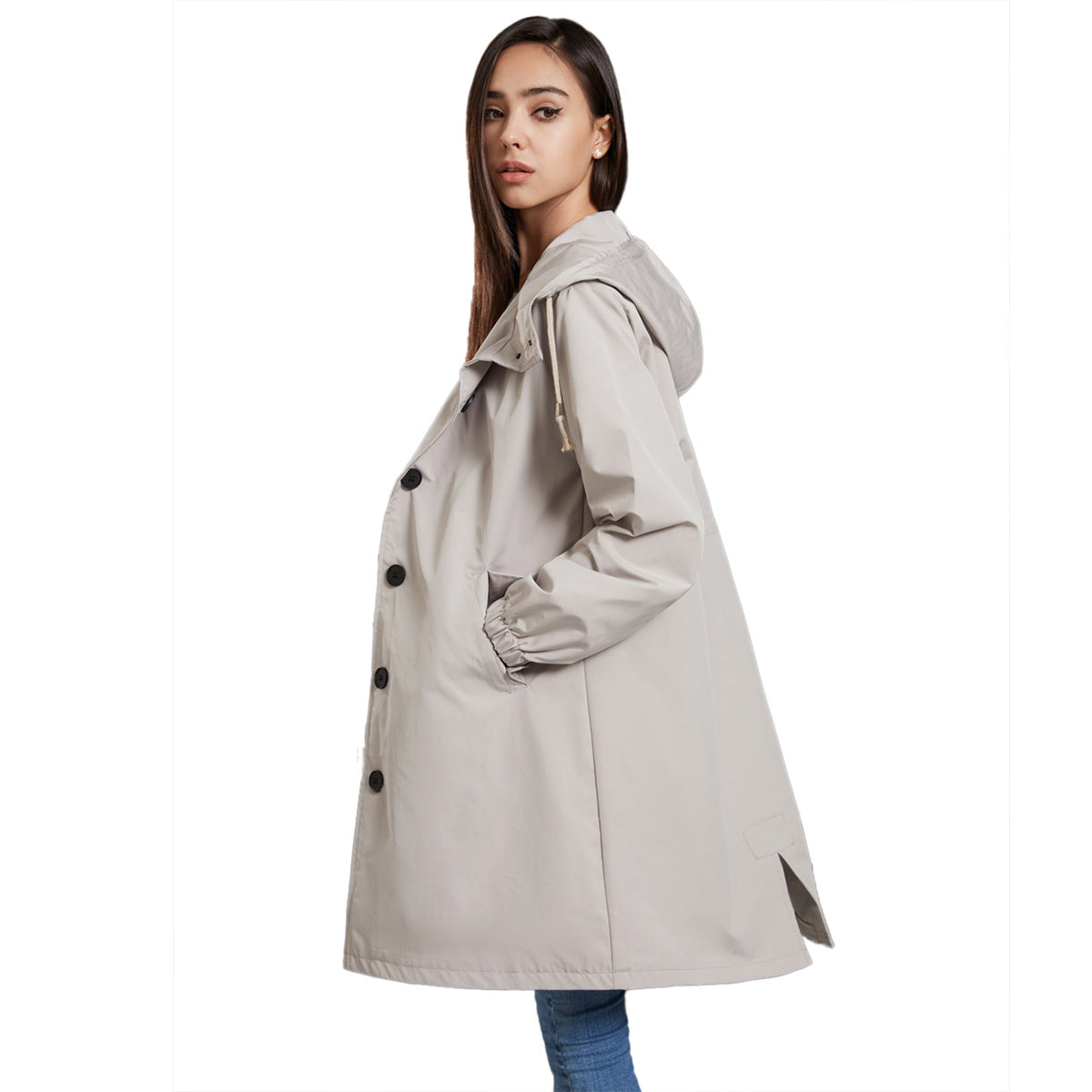 Lichte Dames Regenjack – Klassiek & Functioneel