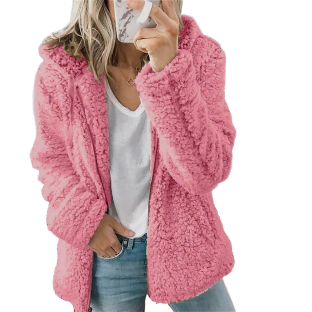 Dames-Hooded Jacket – Casual & Warm