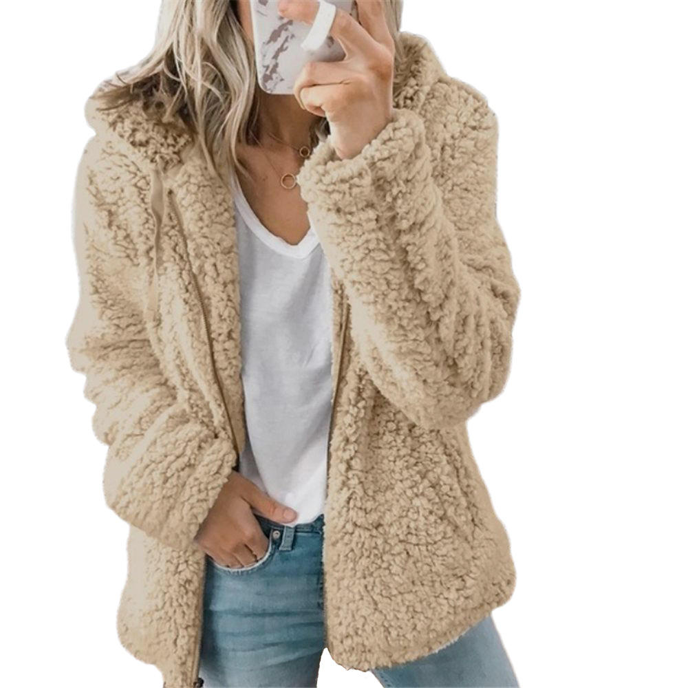Dames-Hooded Jacket – Casual & Warm