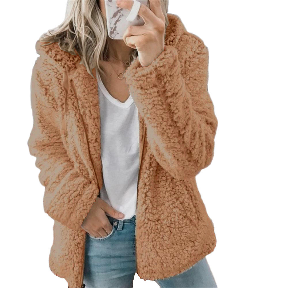 Dames-Hooded Jacket – Casual & Warm
