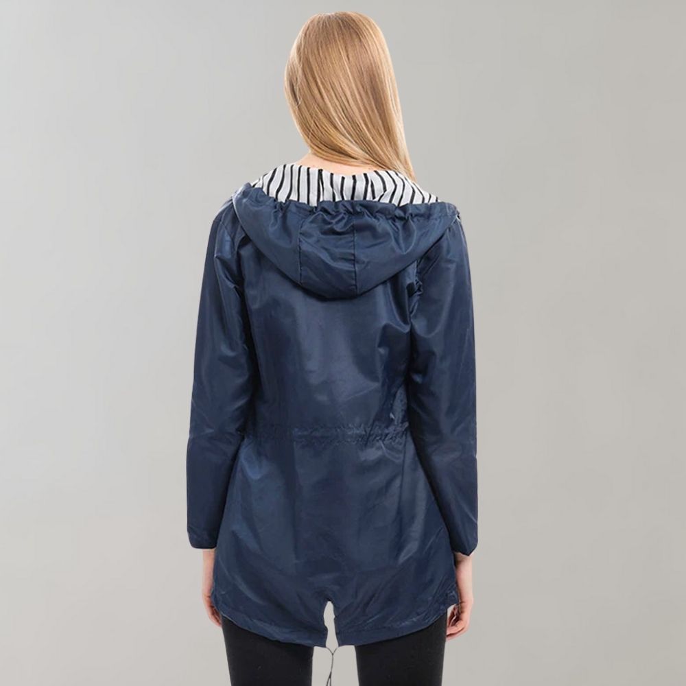 Dames Kapuze Regenjack | Lang