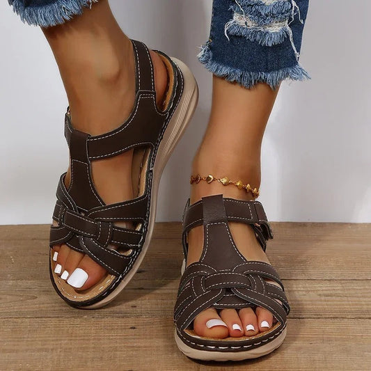 ISALIN | Orthopedische Leren Sandalen met Elegant Design
