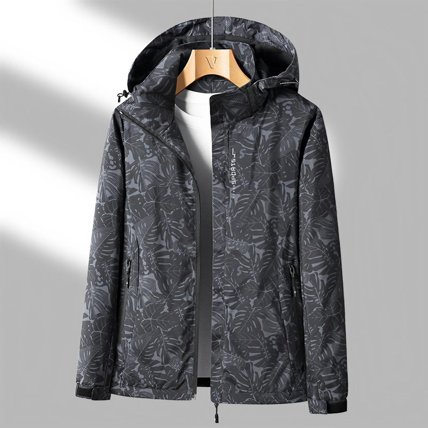 Dames-hooded jacket met rits – Waterdicht & Modern