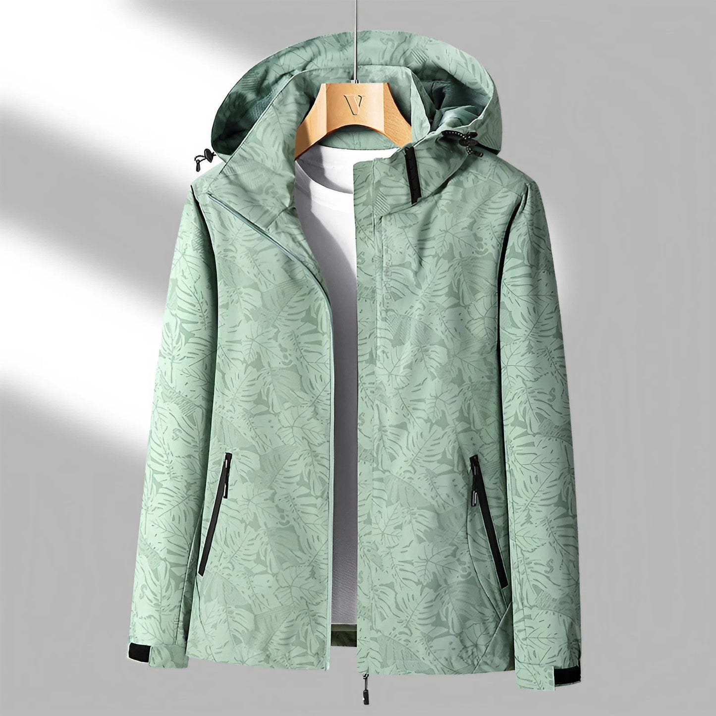 Dames-hooded jacket met rits – Waterdicht & Modern