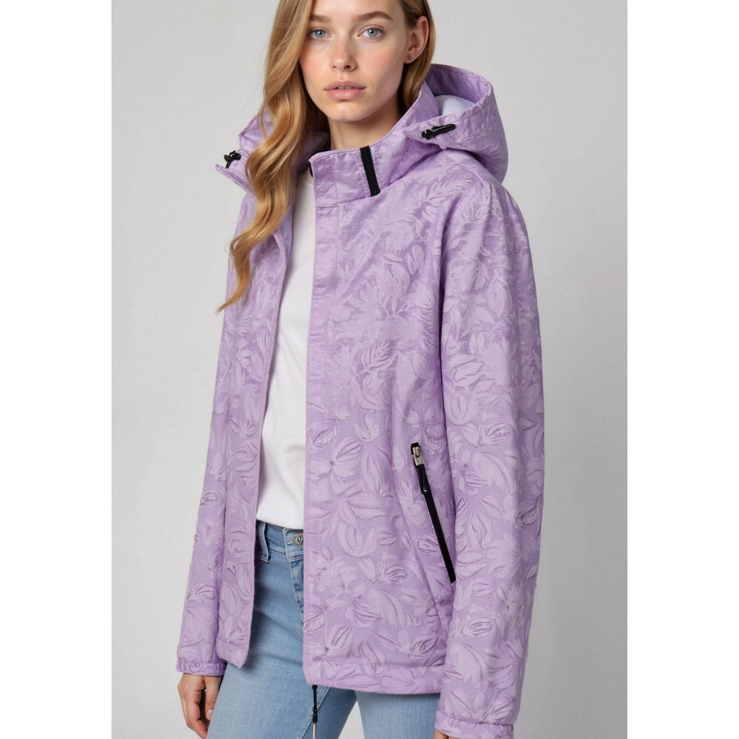 Dames-Hooded Windbreaker met Rits – Licht & Sportief