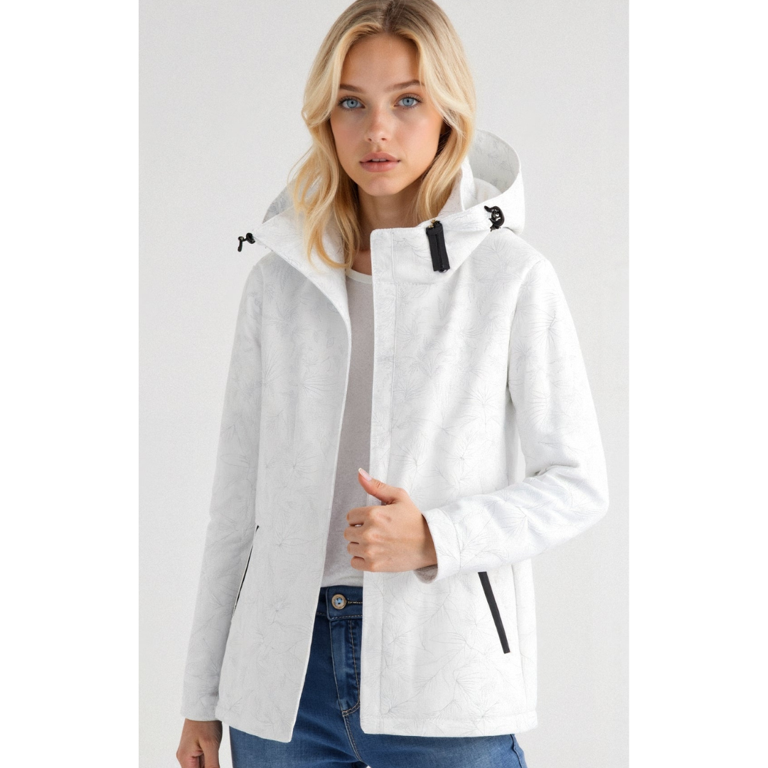 Dames-Hooded Windbreaker met Rits – Licht & Sportief