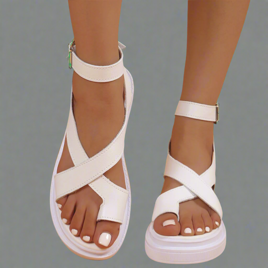 AURELIA | Comfortabele Zomersandaal met Trendy Dikke Zool