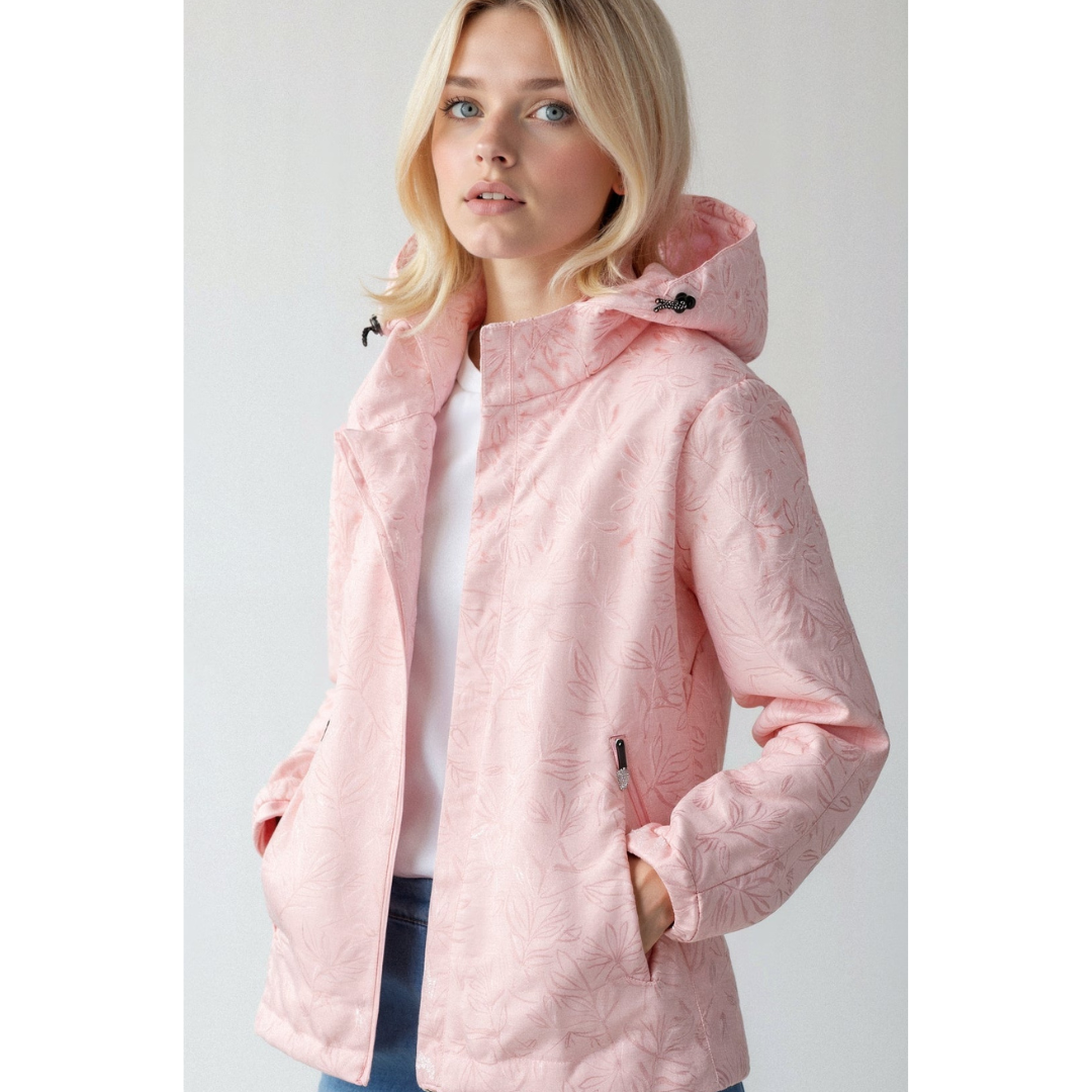 Dames-Hooded Windbreaker met Rits – Licht & Sportief