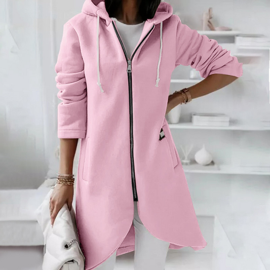 Damesjack met capuchon & rits – Warm & Casual