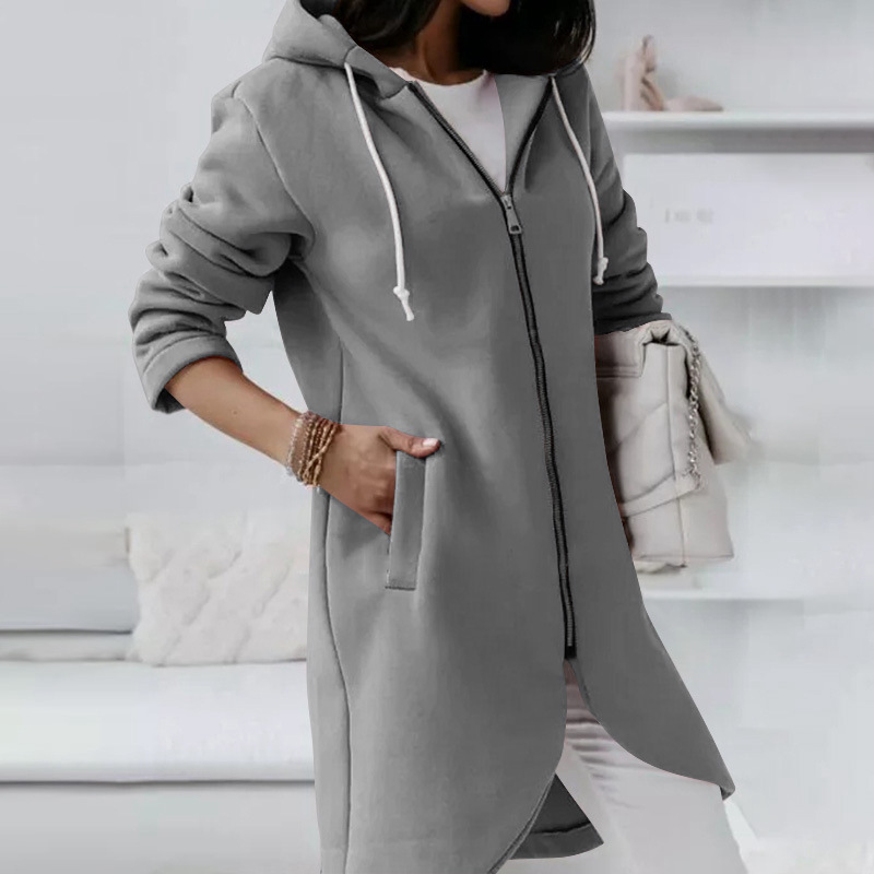 Damesjack met capuchon & rits – Warm & Casual