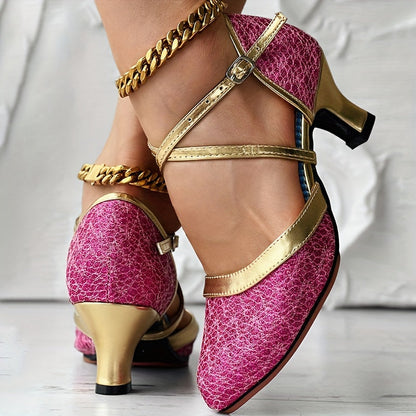 Vienna | Elegante Hakken met Buckle Straps en Glansafwerking