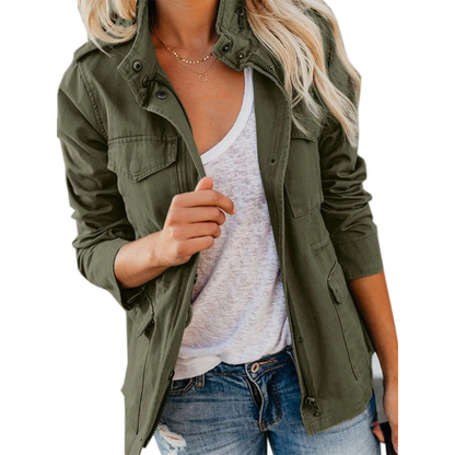 Moderne Chique Jas Voor Dames | Ritssluiting