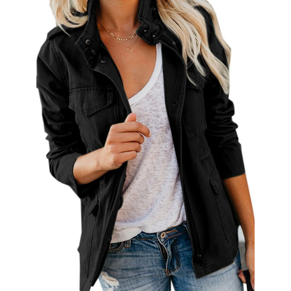 Moderne Chique Jas Voor Dames | Ritssluiting