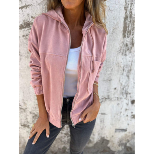 Dames-hoodie met rits – Comfortabel & Modern