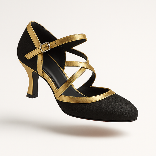 Maevie | Elegante Hakken met Dubbele Gespband