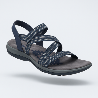 Aluna | Elegante Zomersandalen met Kruisbandontwerp