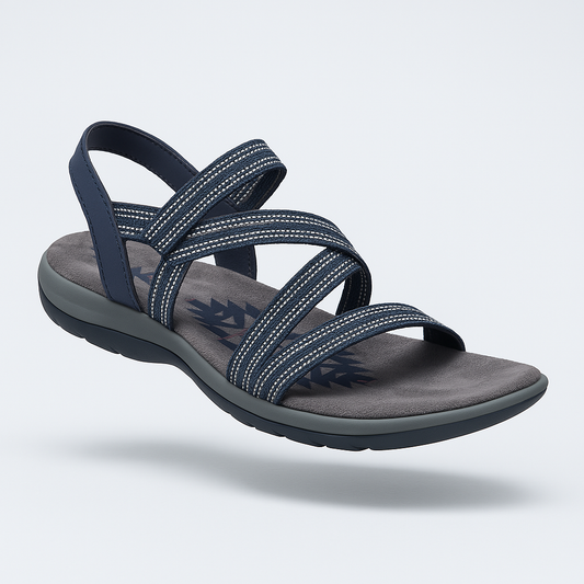 Aluna | Elegante Zomersandalen met Kruisbandontwerp