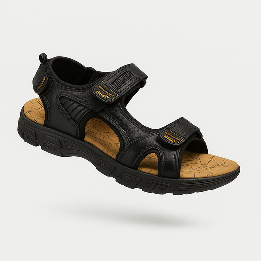 Solvar | Comfortsandalen met Dubbele Gesp en Ergonomisch Voetbed