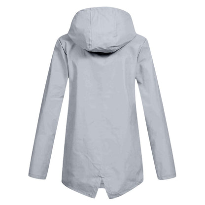 Dames Regenjack met Capuchon – Waterdicht & Modern