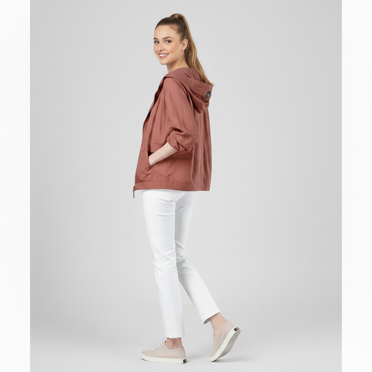 Dames Winddichte Regenjacke | Met Capuchon