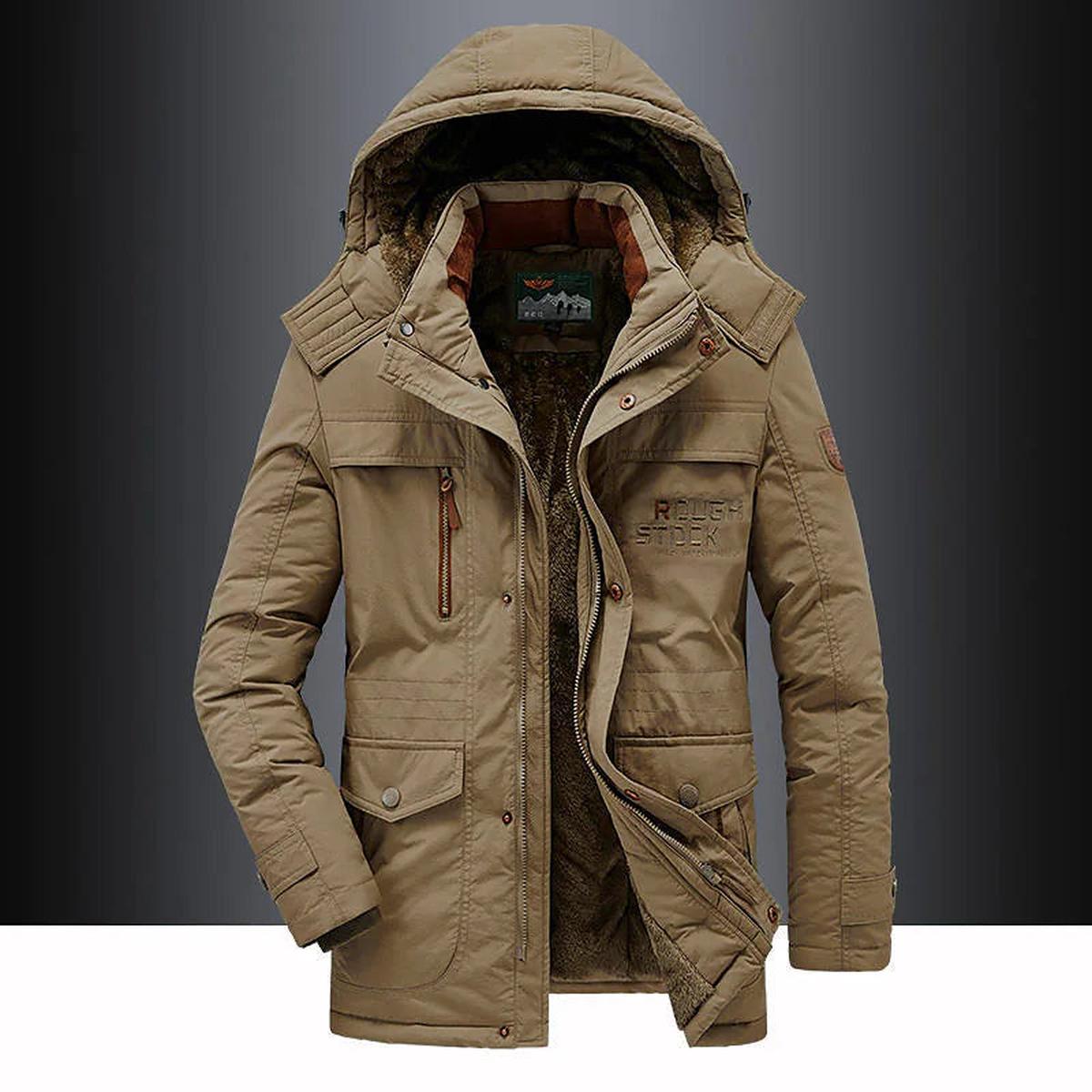 Hugo Heren Parka | Fleece Voering, Nepbont Capuchon, Winterjas 1