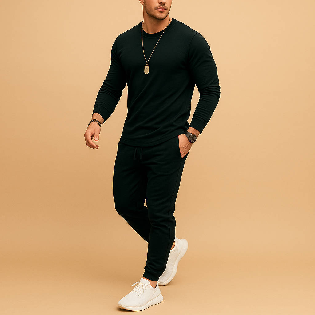 Hugo Heren Trainingspak | Slim Fit Katoenmix, Moderne Sweater en Joggingbroek 2