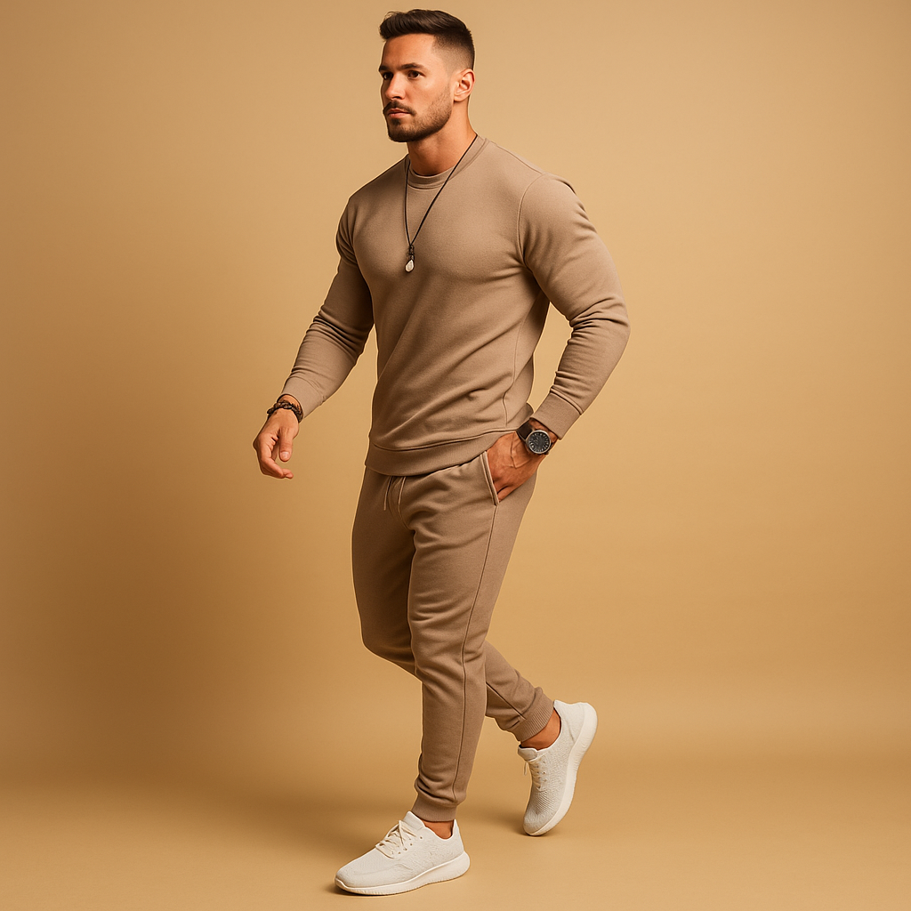 Hugo Heren Trainingspak | Slim Fit Katoenmix, Moderne Sweater en Joggingbroek 3