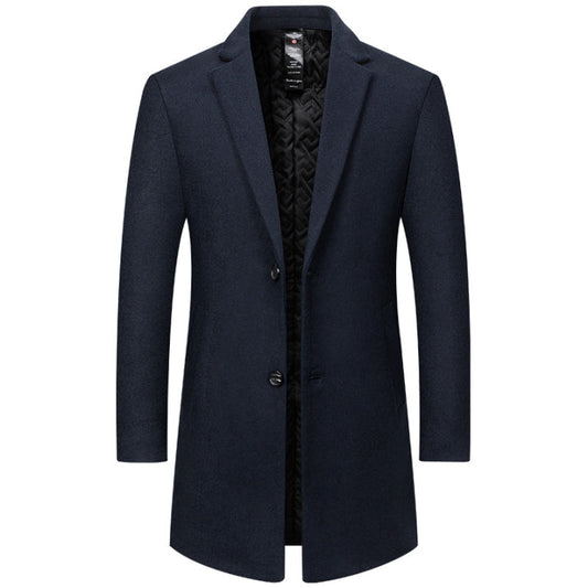 Hugo Heren Trenchcoat | Lange Snit, Hoogwaardige Stof, Tijdloos Design 0