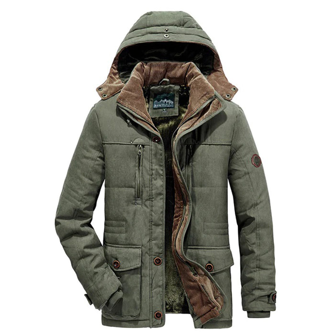 Milan Heren Winterjas | Warme Fleece Voering, Stoer Design 0