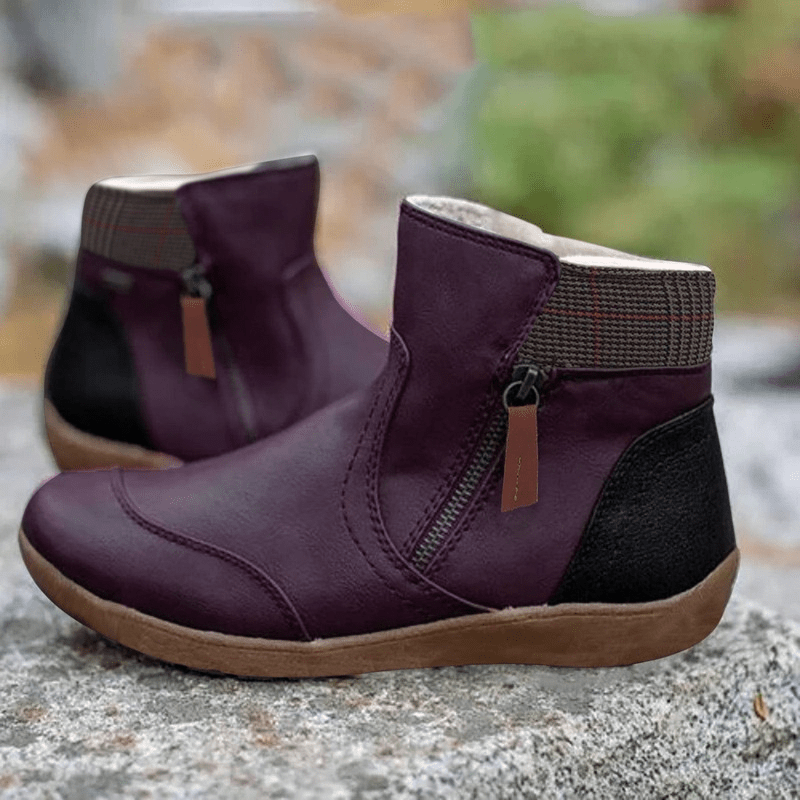 Mira Dames Laarzen | Waterdicht Leer, Orthopedisch Comfort 4